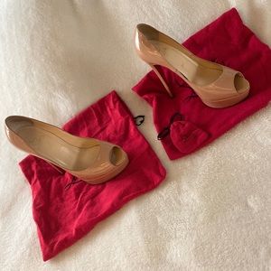Christian Louboutin Lady Peeps Size 38
